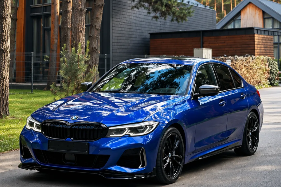 BMW 3 serija po automobilio poliravimo ir keraminės dangos Vilniuje
